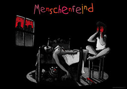 Zeige Details für MENSCHENFEIND - POSTER  Bild von MENSCHENFEIND - POSTER
