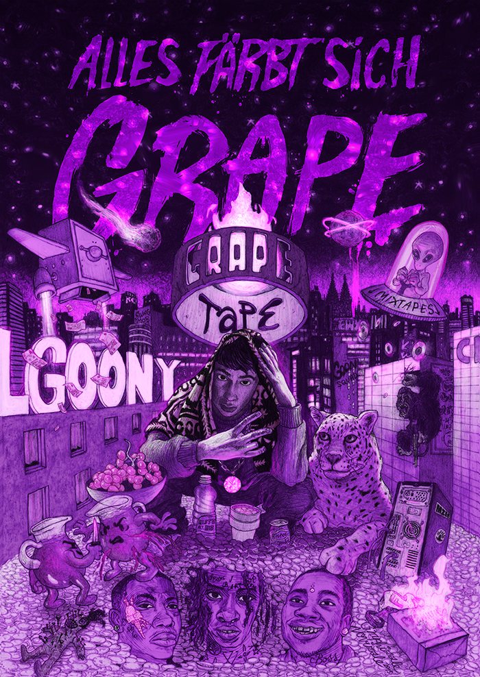 Bild von LGoony "Grape Tape" POSTER (DINA2)