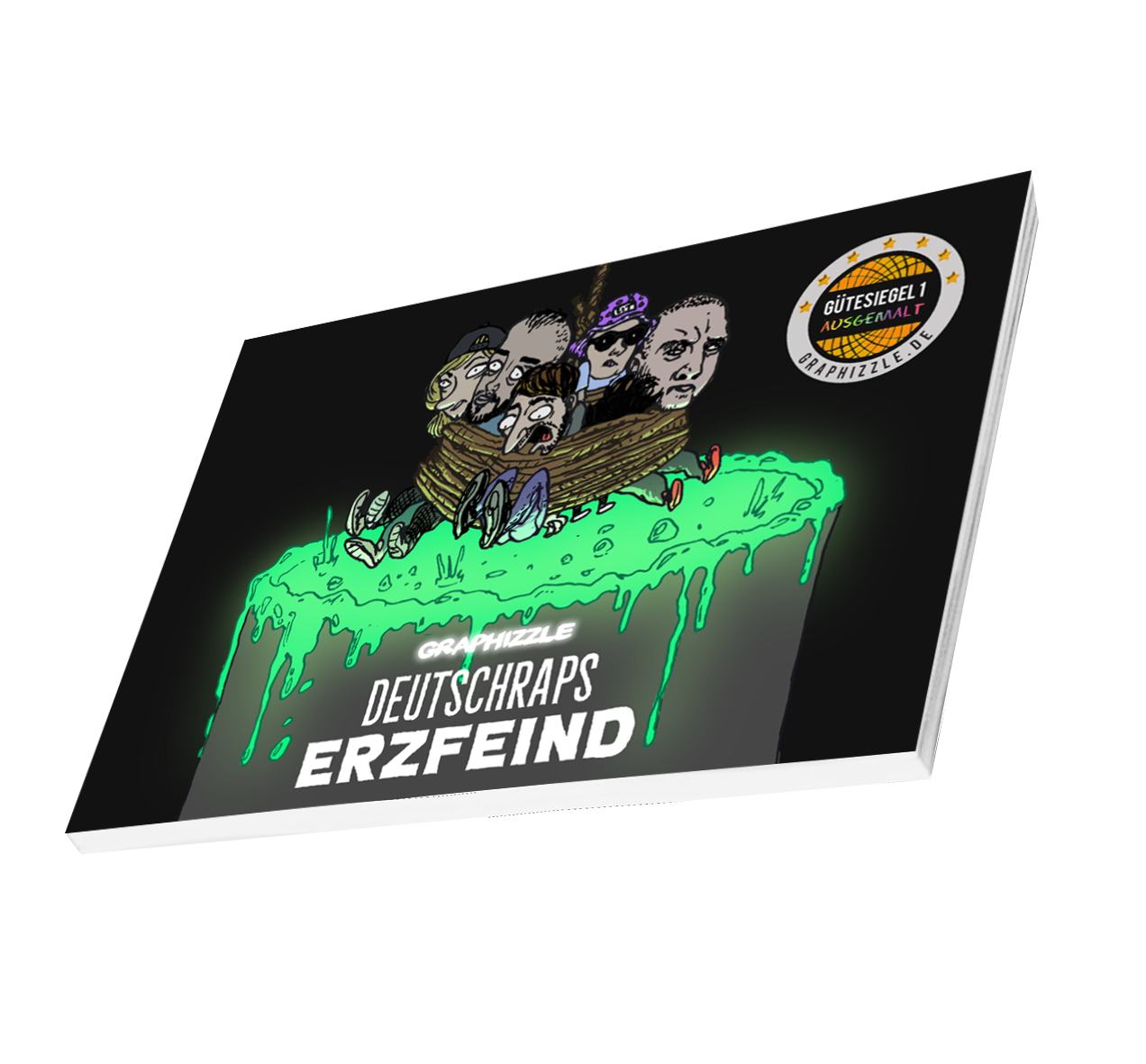 Bild von GRAPHIZZLE NOVIZZLE "DEUTSCHRAPS ERZFEIND" - COMIC