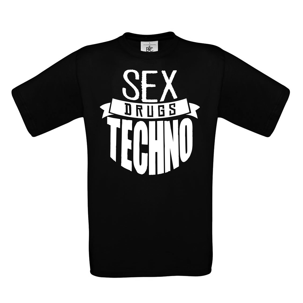 Bild von SEX DRUGS TECHNO - SHIRT (schwarz)