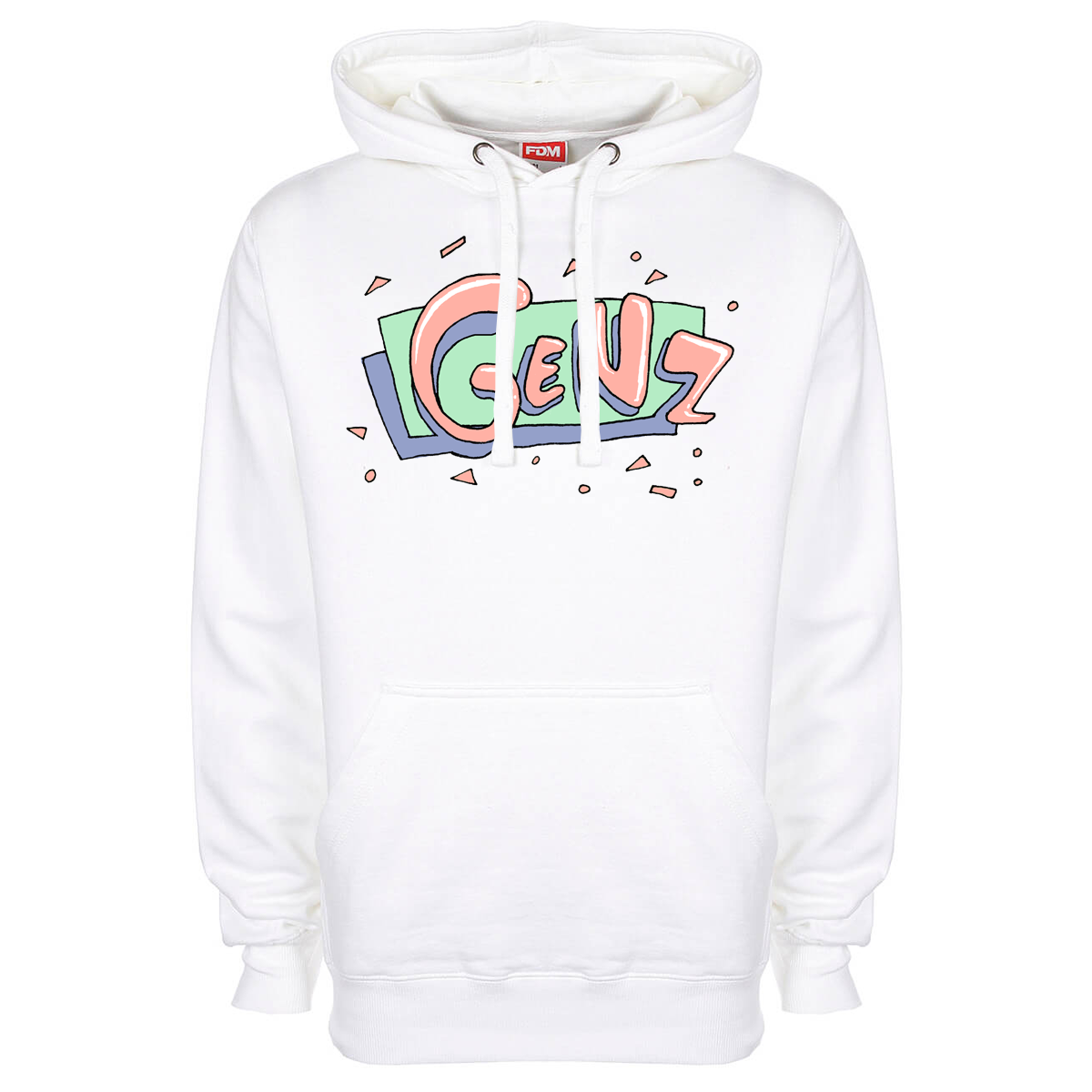 Bild von GENZ - HOODY (weiß)