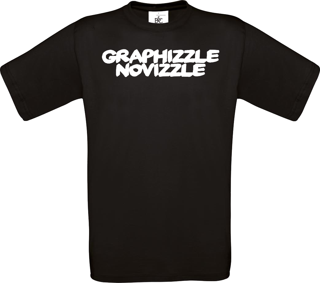 Bild von GRAPHIZZLE NOVIZZLE -SHIRT (schwarz)