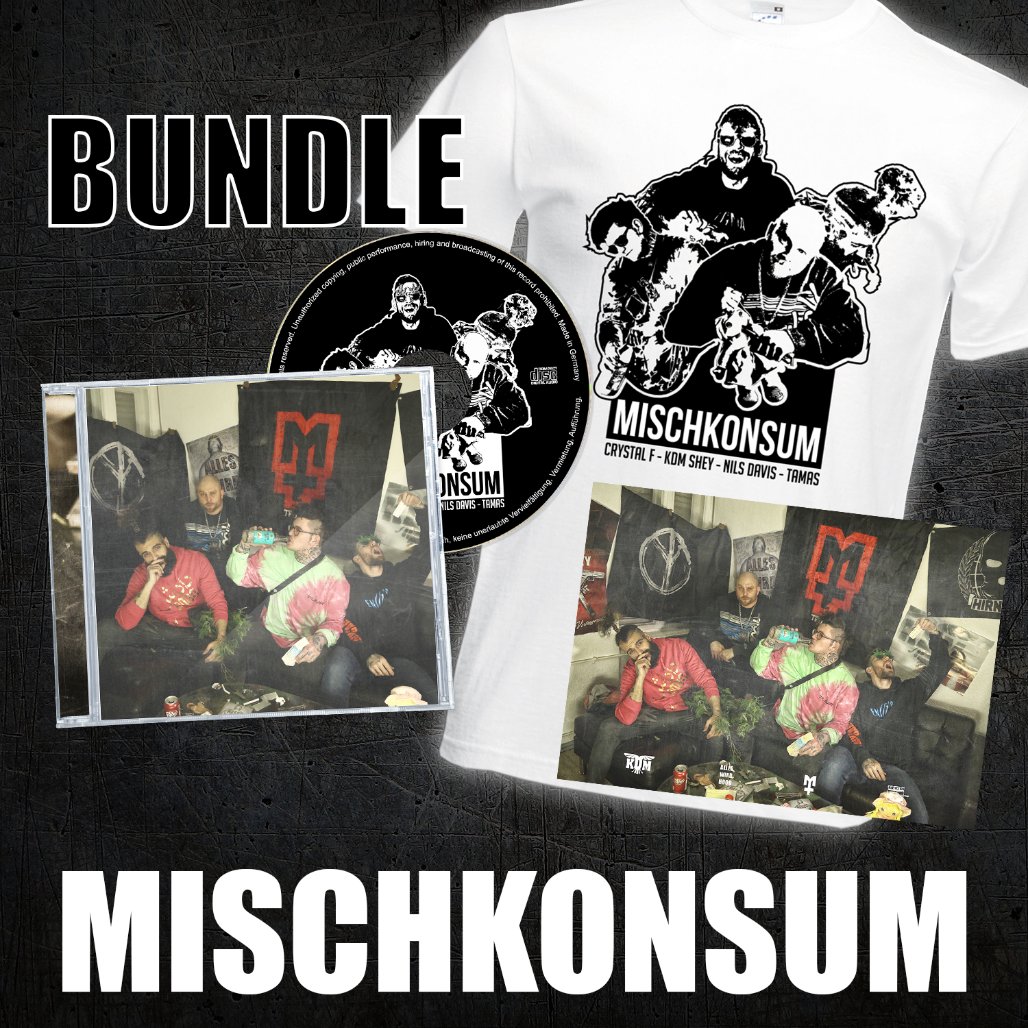 Bild von MISCHKONSUM BUNDLE - Crystal F, Tamas, KDM Shey & Nils Davis