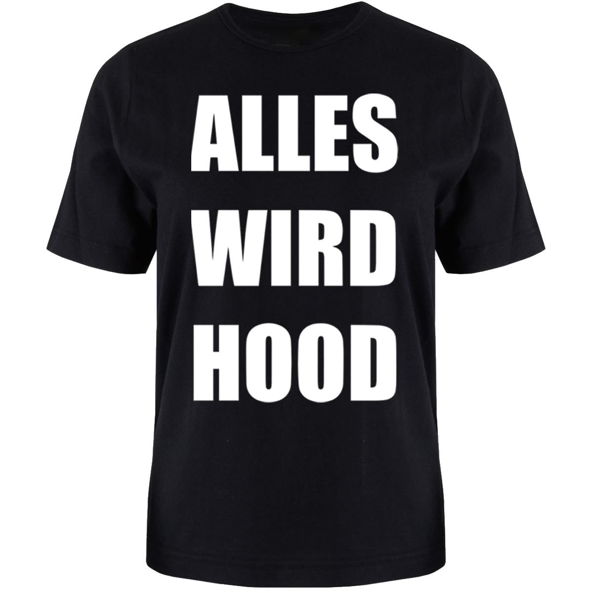 Bild von ALLES WIRD HOOD - SHIRT [schwarz]