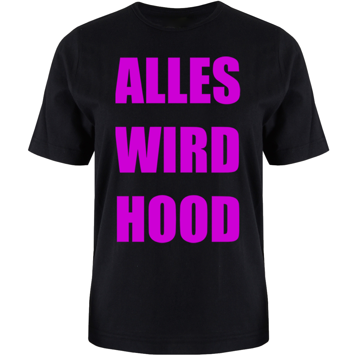 Bild von ALLES WIRD HOOD - SHIRT [schwarz]